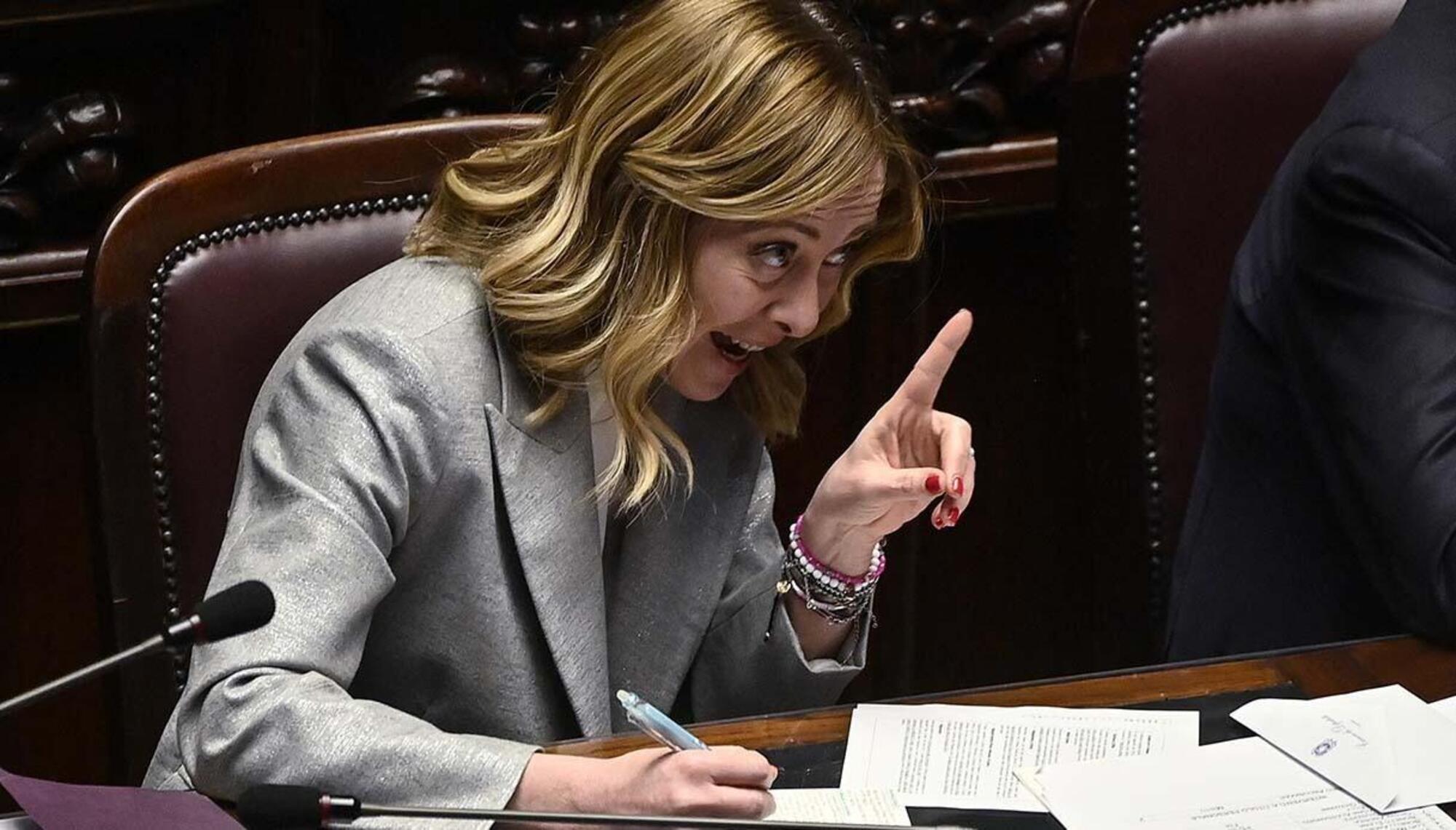 Il premier Giorgia Meloni