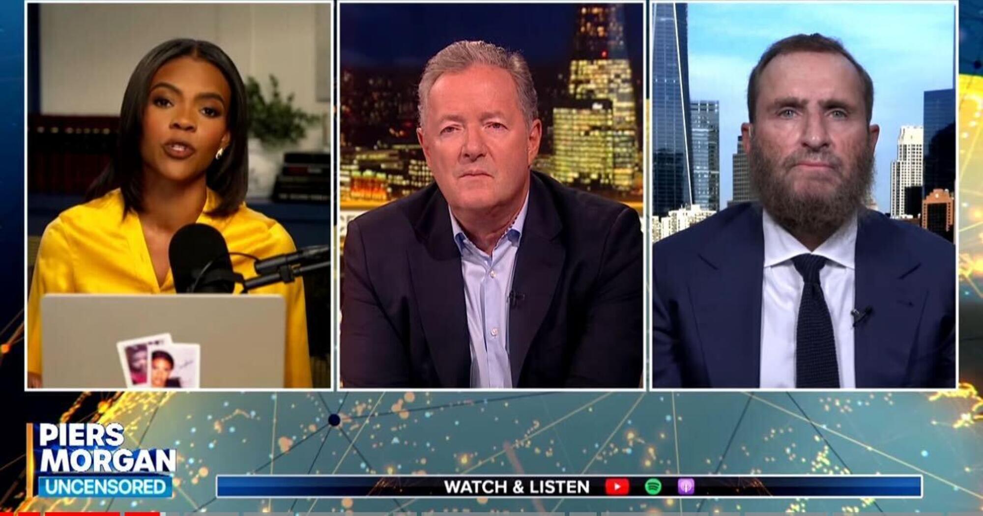 La puntata di &ldquo;Uncensored&rdquo; di Piers Morgan con ospiti Candace Owens e il rabbino Shmuley Boteach