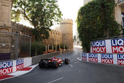 F1. Giornata imperfetta per la Ferrari nelle libere di Baku: "Incidente e problema allo sterzo, ma il passo &egrave; buono"