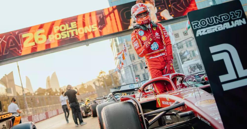 Charles Leclerc e la storia d&#039;amore con Baku: quattro pole consecutive, il ricordo del padre e il sogno del primo successo 