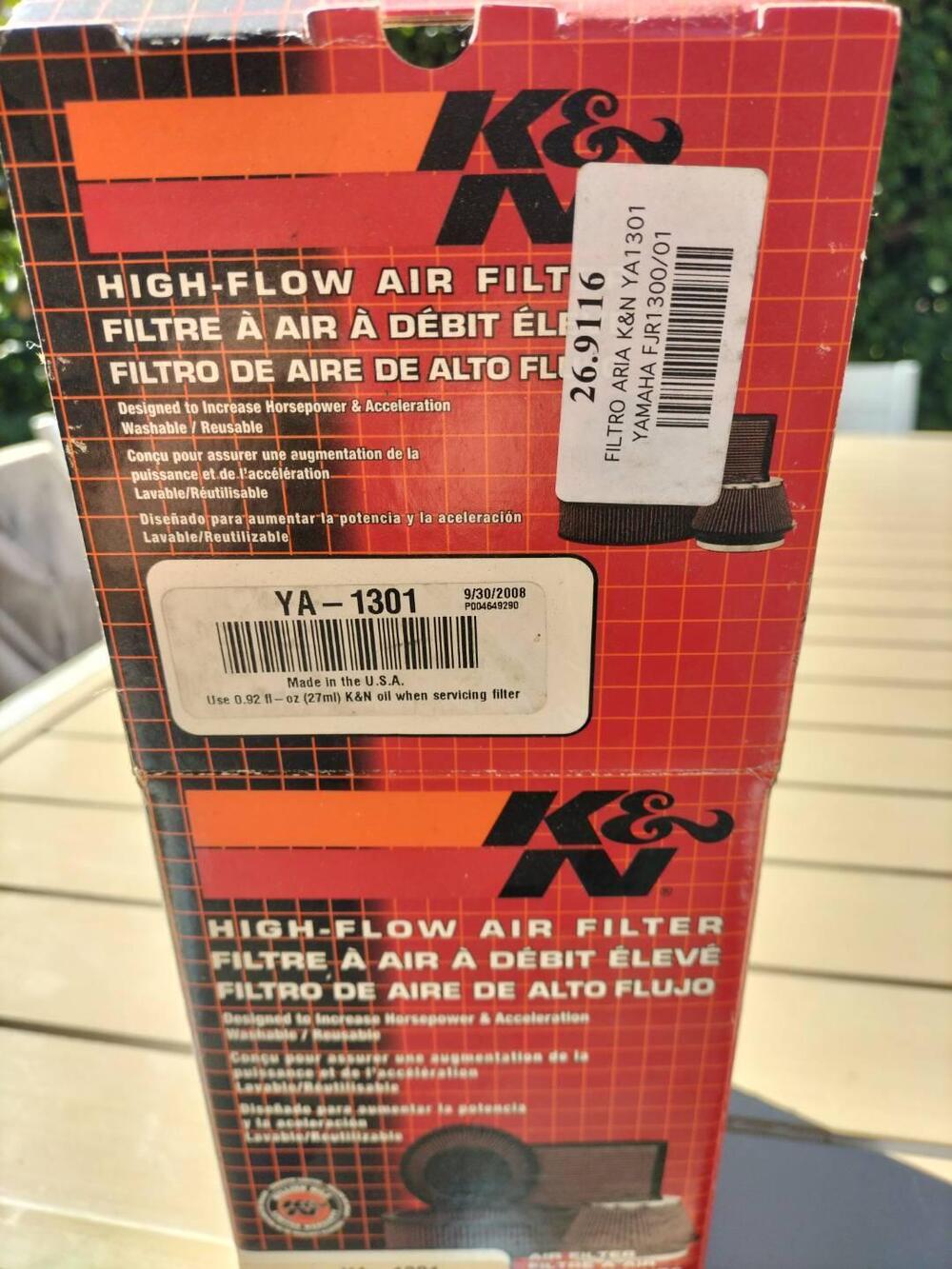 Filtro KN Yamaha FJR 1300 K&N (2)