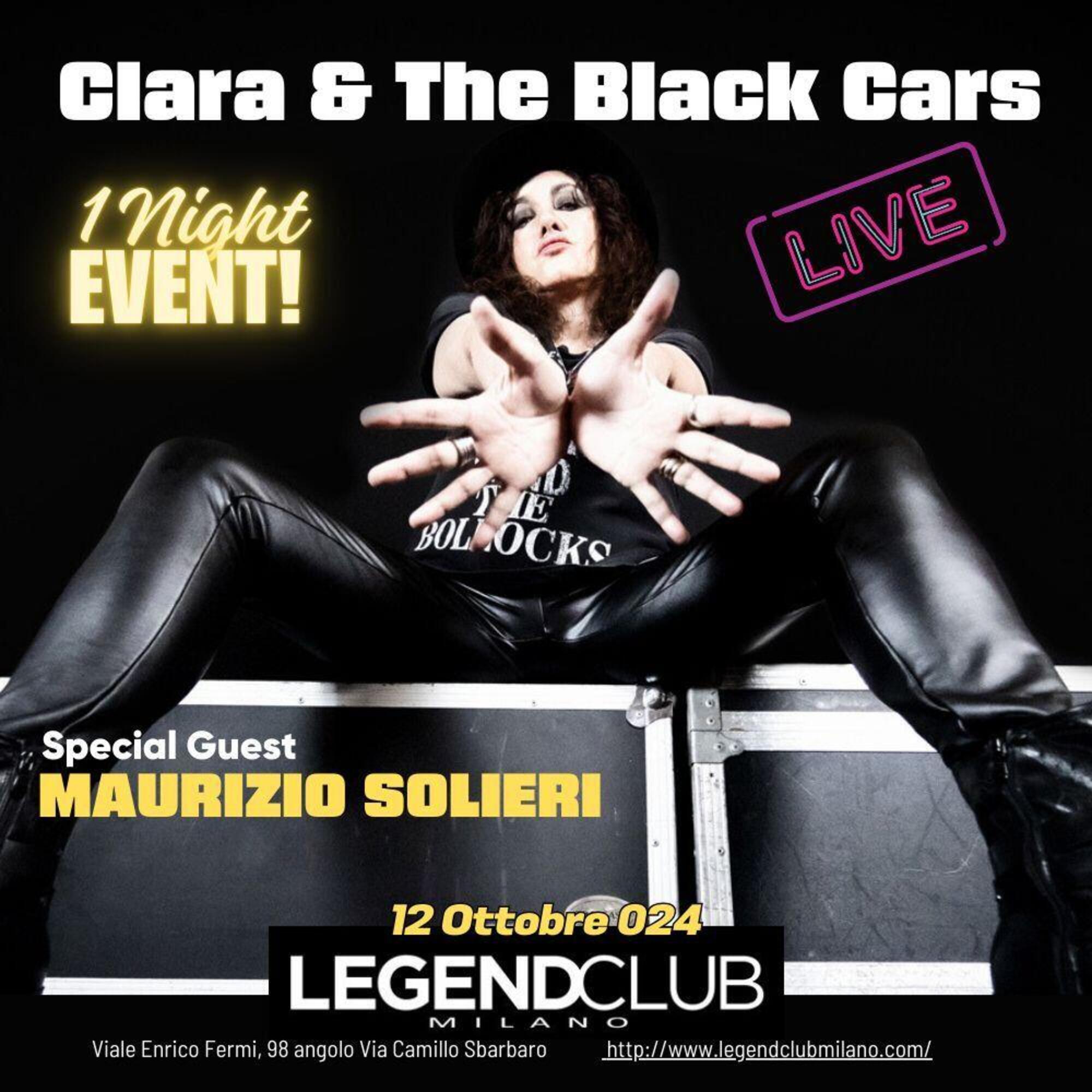 Clara &amp; Black Cars live al Legend Club 