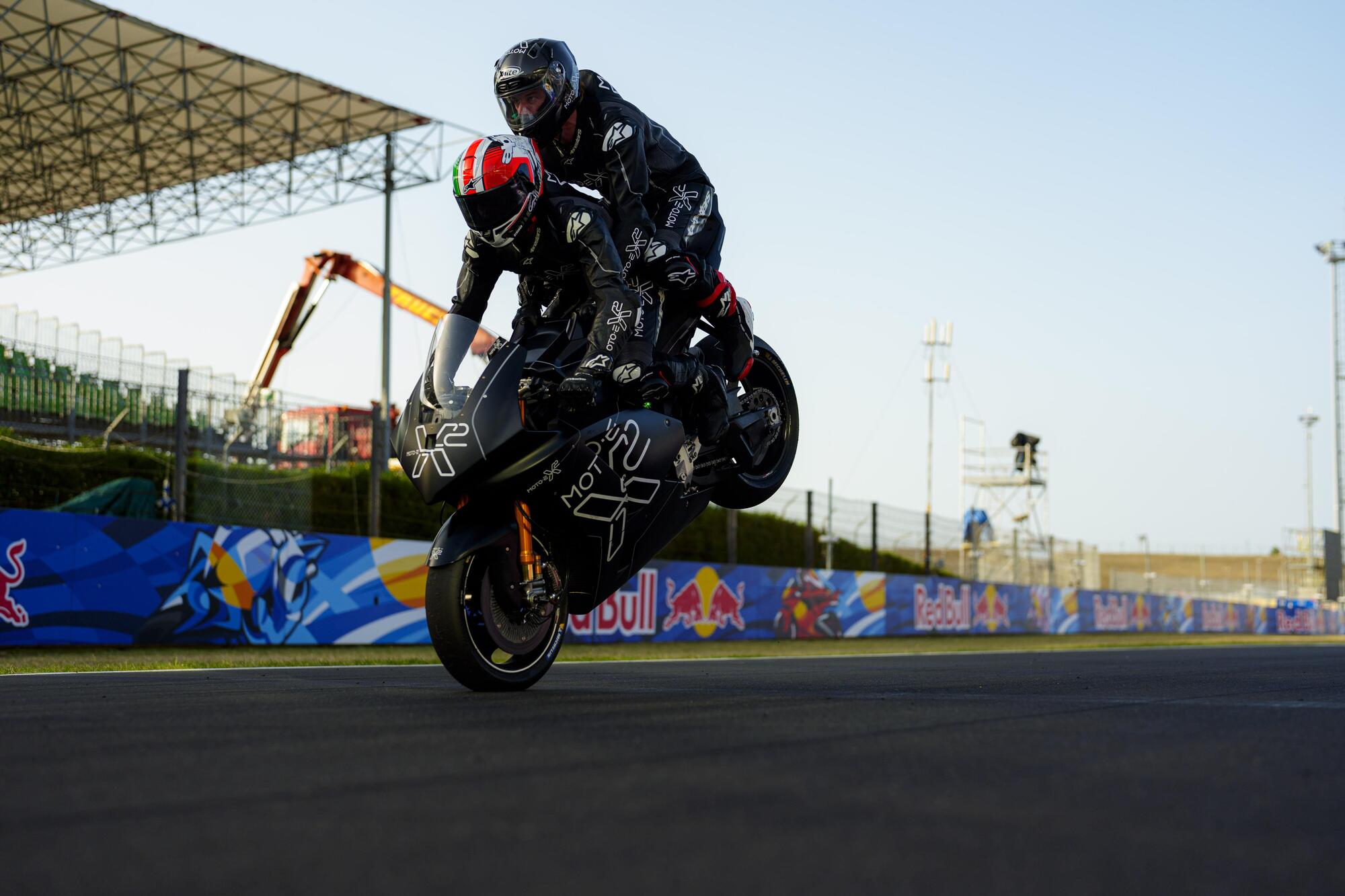 Stoppie Franco Battaini Ducati Moto X2 Misano 2024