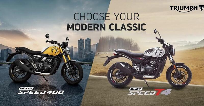 Speed 400 MY25 e Speed T4: cresce la gamma indiana di Triumph