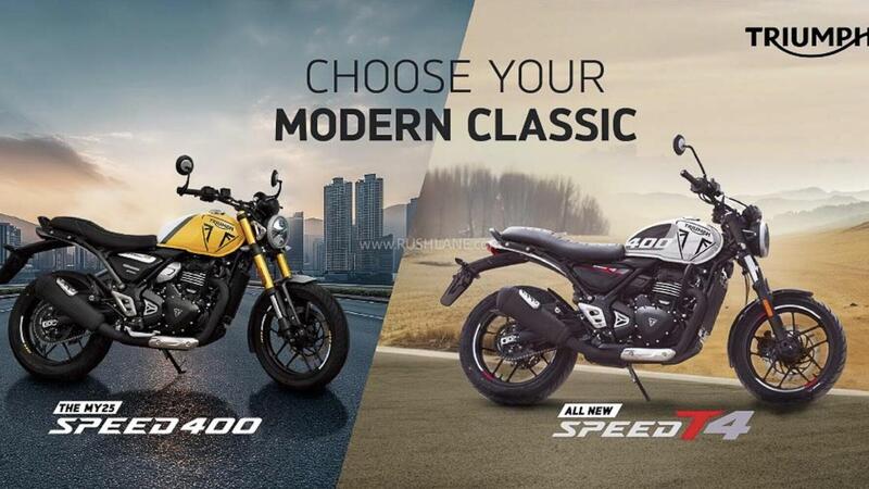 Speed 400 MY25 e Speed T4: cresce la gamma indiana di Triumph