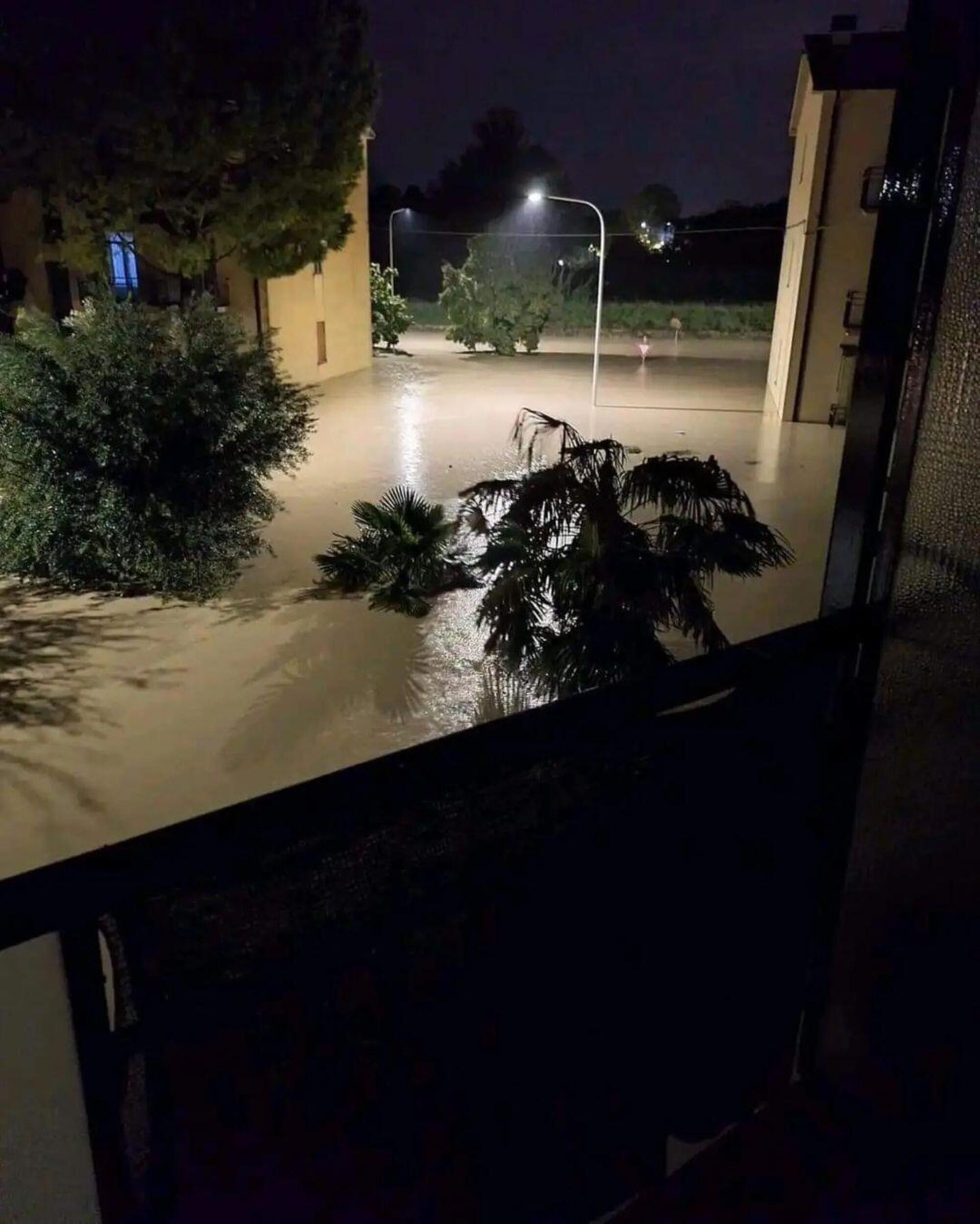 Un&#039;altra immagine della catastrofe in Emilia Romagna 