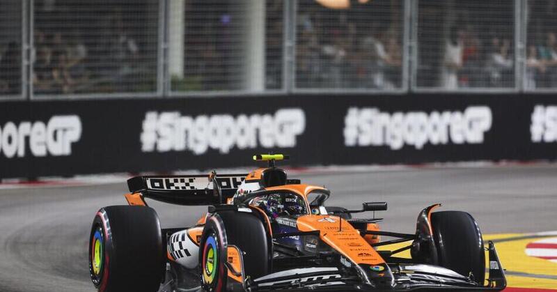 F1. Gran Premio Singapore, Lando Norris regola le Ferrari di Leclerc e Sainz nelle FP2