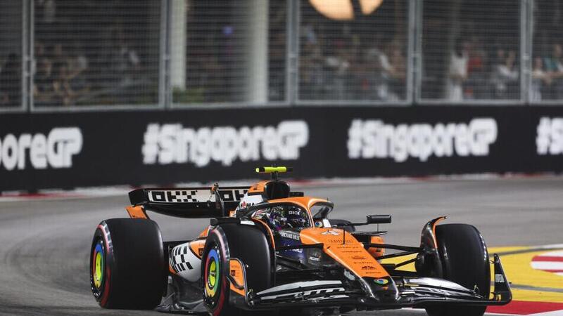 F1. Gran Premio Singapore, Lando Norris regola le Ferrari di Leclerc e Sainz nelle FP2