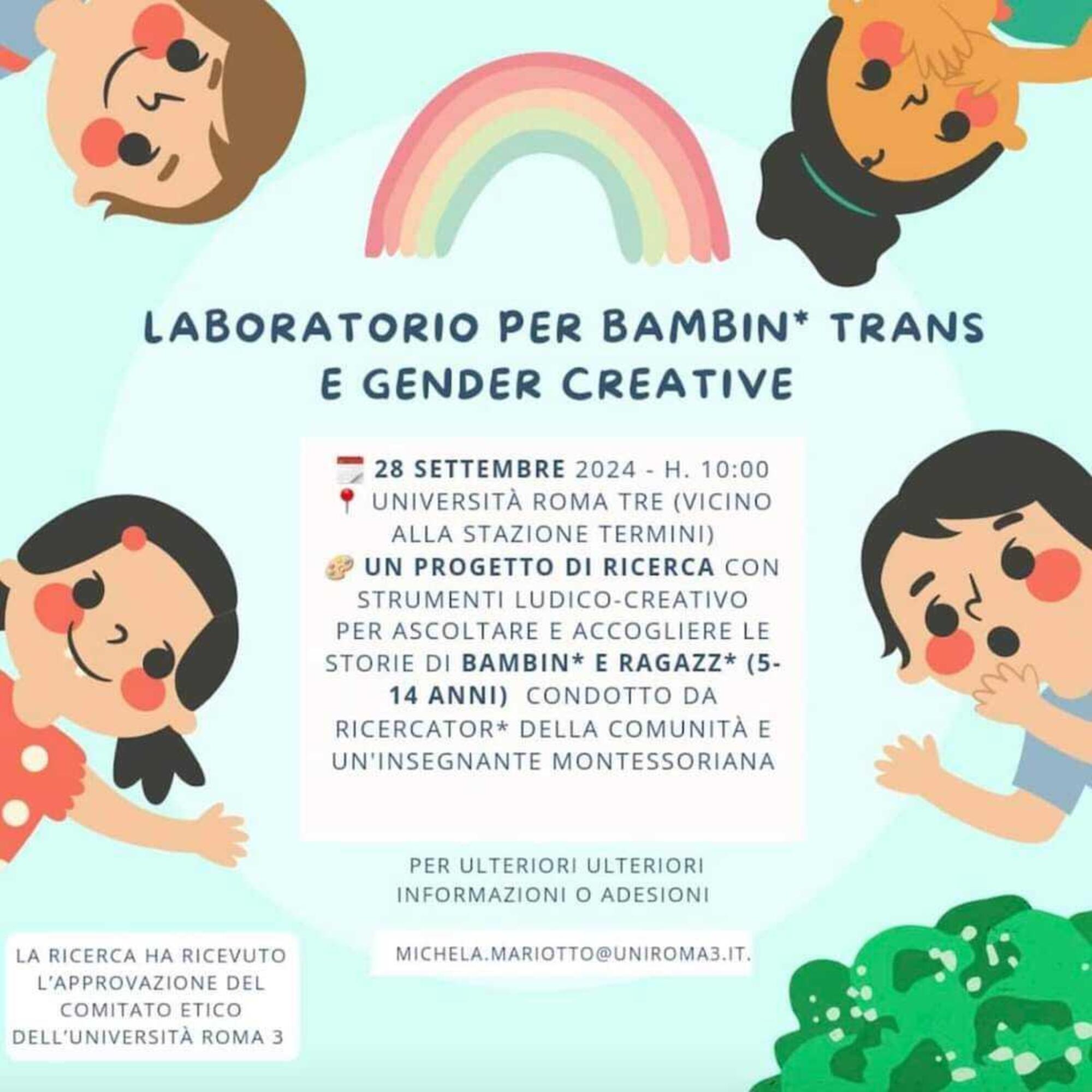 L&#039;annuncio del laboratorio trans