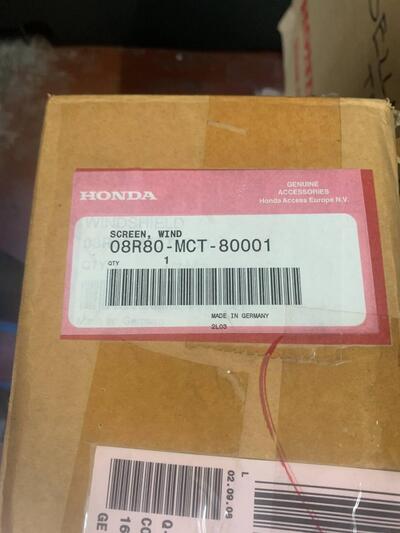 PARABREZZA MAGGIORATO SILVER WING 400 COD. 08R80-M Honda