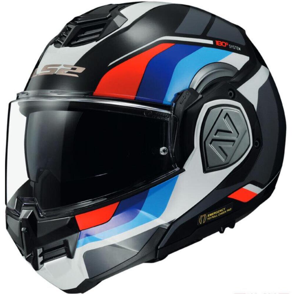 Casco modulare LS2 FF906 ADVANT SPORT Nero Blu Ros