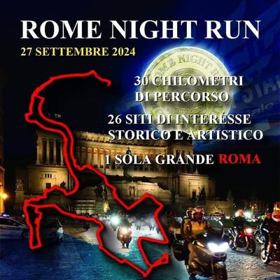 Rome Night Run, Motoclub Polizia di Stato: Moto.it c'&egrave;!