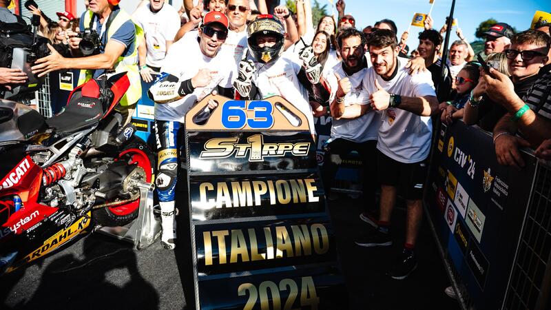 Dunlop CIV 2024, Imola. Davide Stirpe &egrave; Campione Italiano: &quot;&Egrave; uno spettacolo, mi piacerebbe la SBK&quot; [VIDEO] 