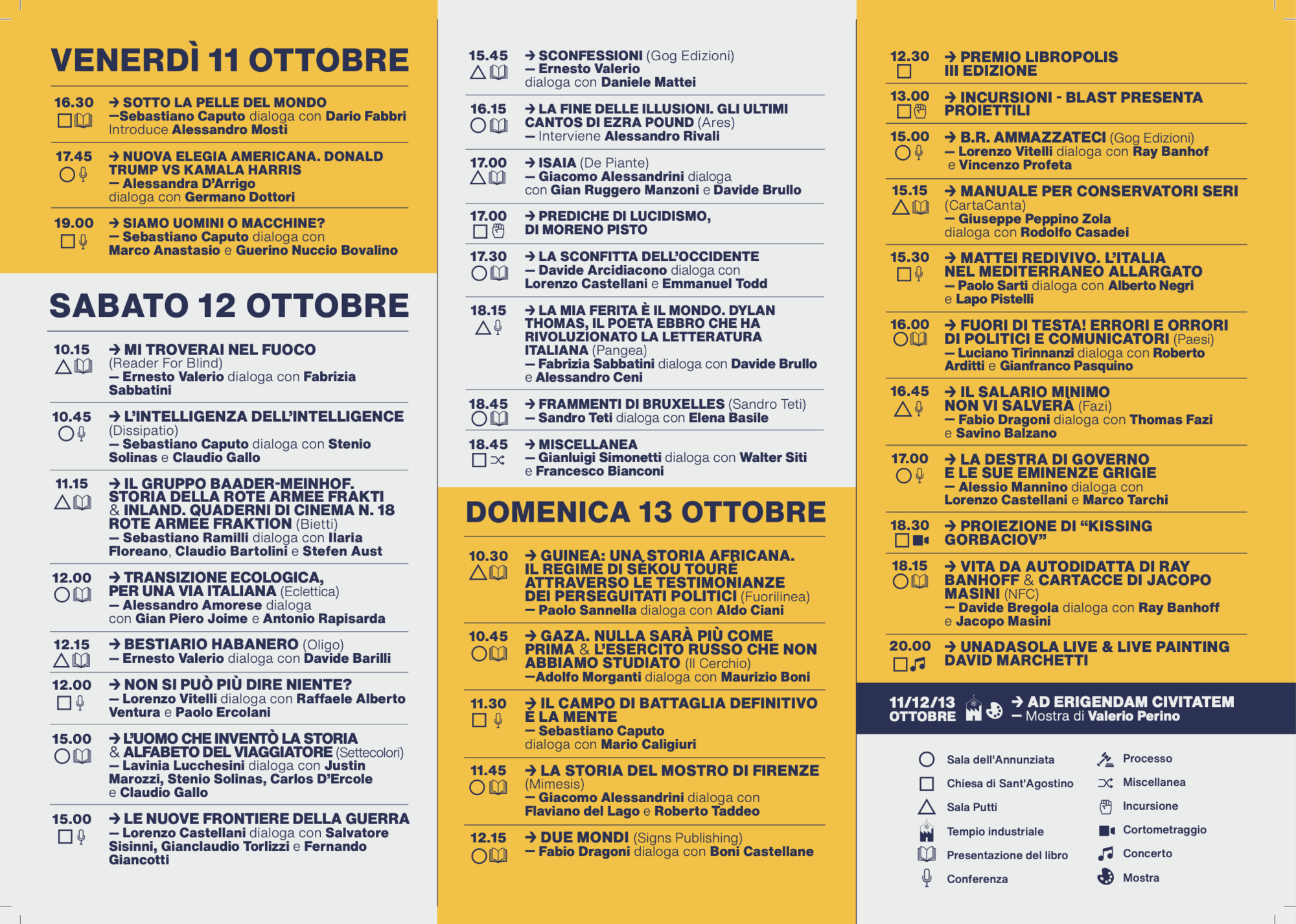 Il programma di Libropolis 2024