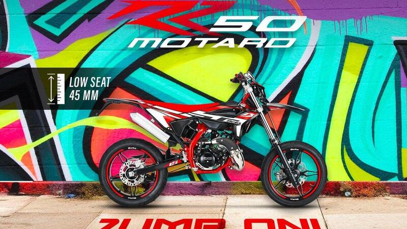 Beta RR Motard 50 Sport LS, il Motard 2t a sella bassa