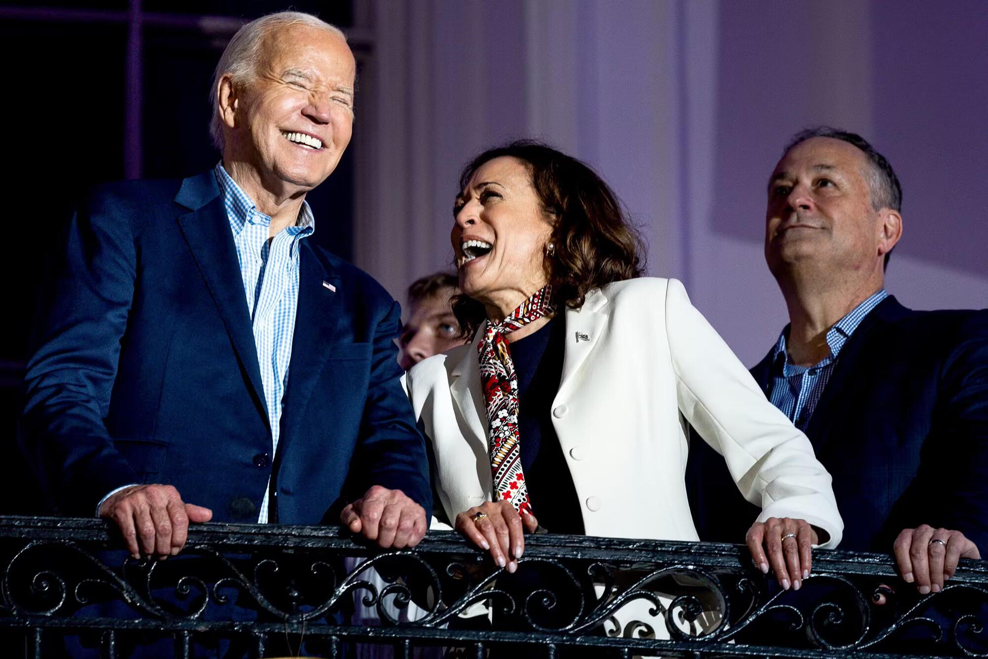 Kamala Harris, Douf Emhoff e Joe Biden