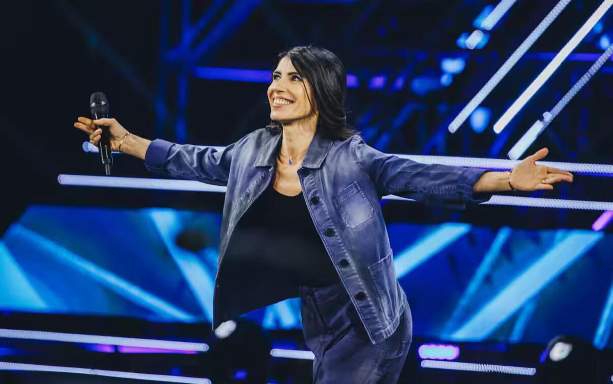 La conduttrice di X Factor, Giorgia