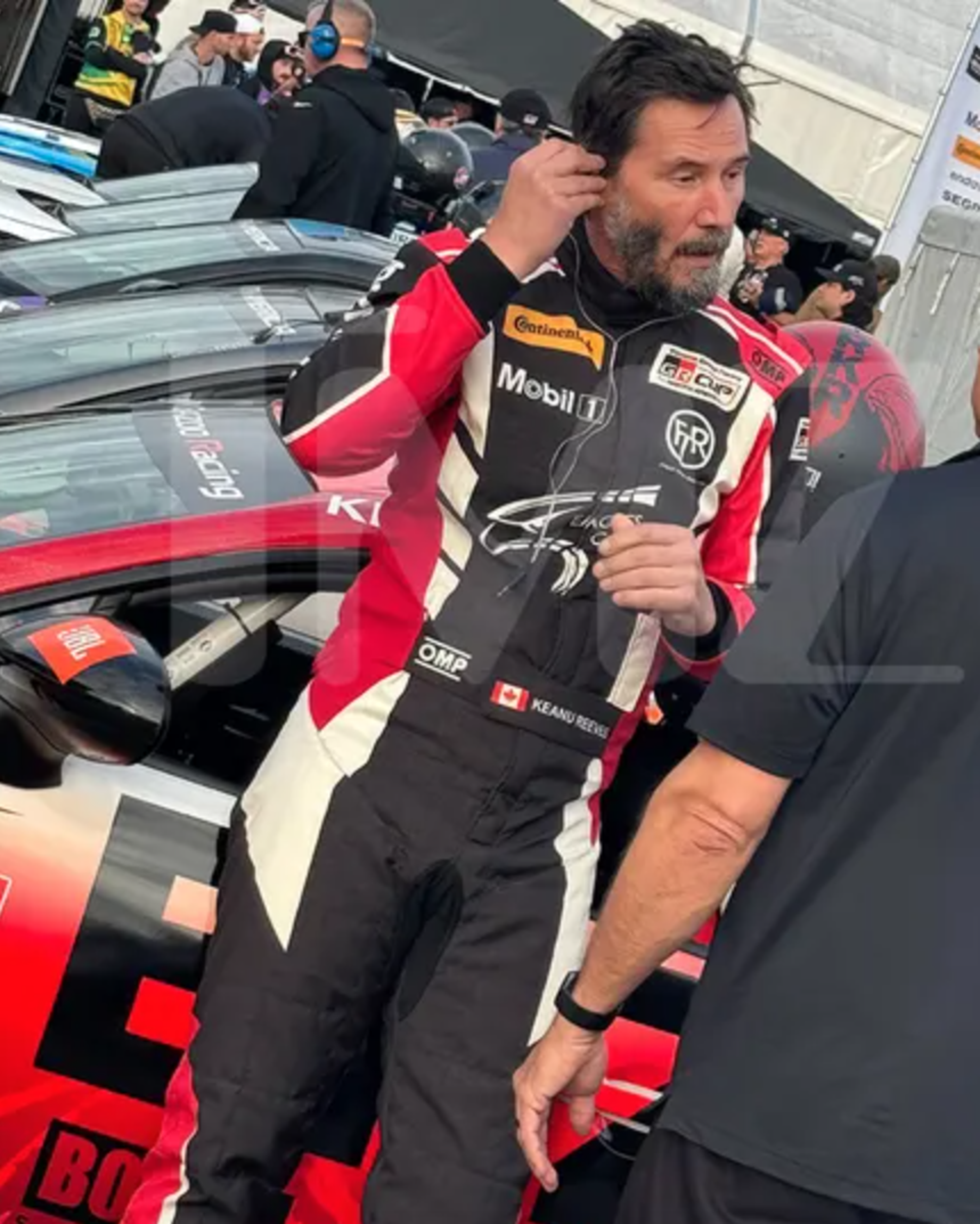 Keanu Reeves alla Toyota GR Cup