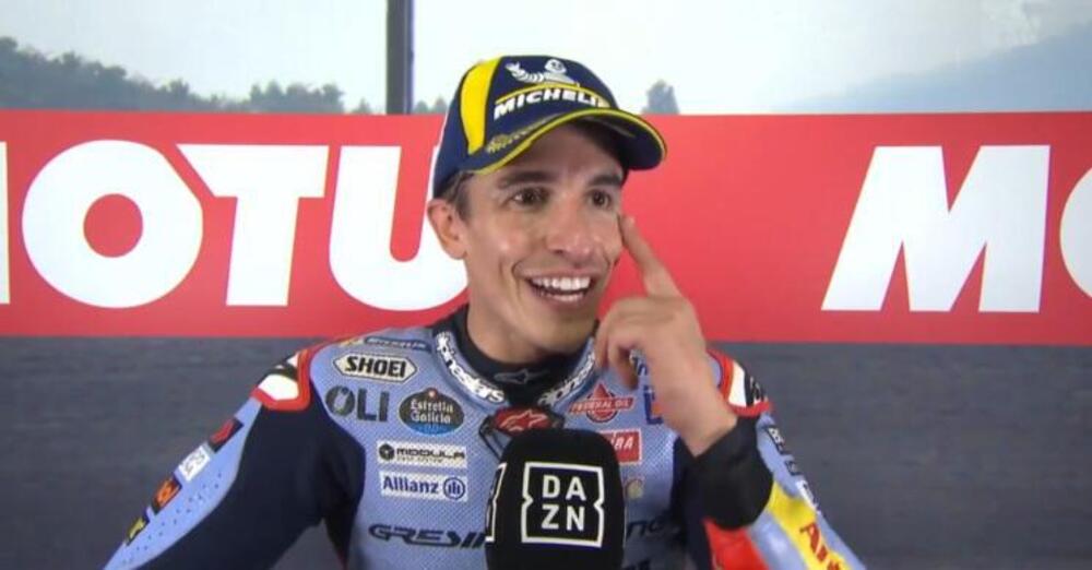 Forse non ve ne siete accorti, ma Marc Marquez a Motegi ha anche pianto. Tutta &quot;colpa&quot; della lettera di un campione del mondo