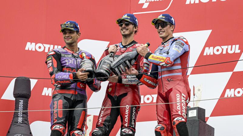 MotoGP 2024. Le pagelle del GP del Giappone: Pecco Bagnaia, che velocit&agrave;. Jorge Martin, che carattere. Marc Marquez, che differenza