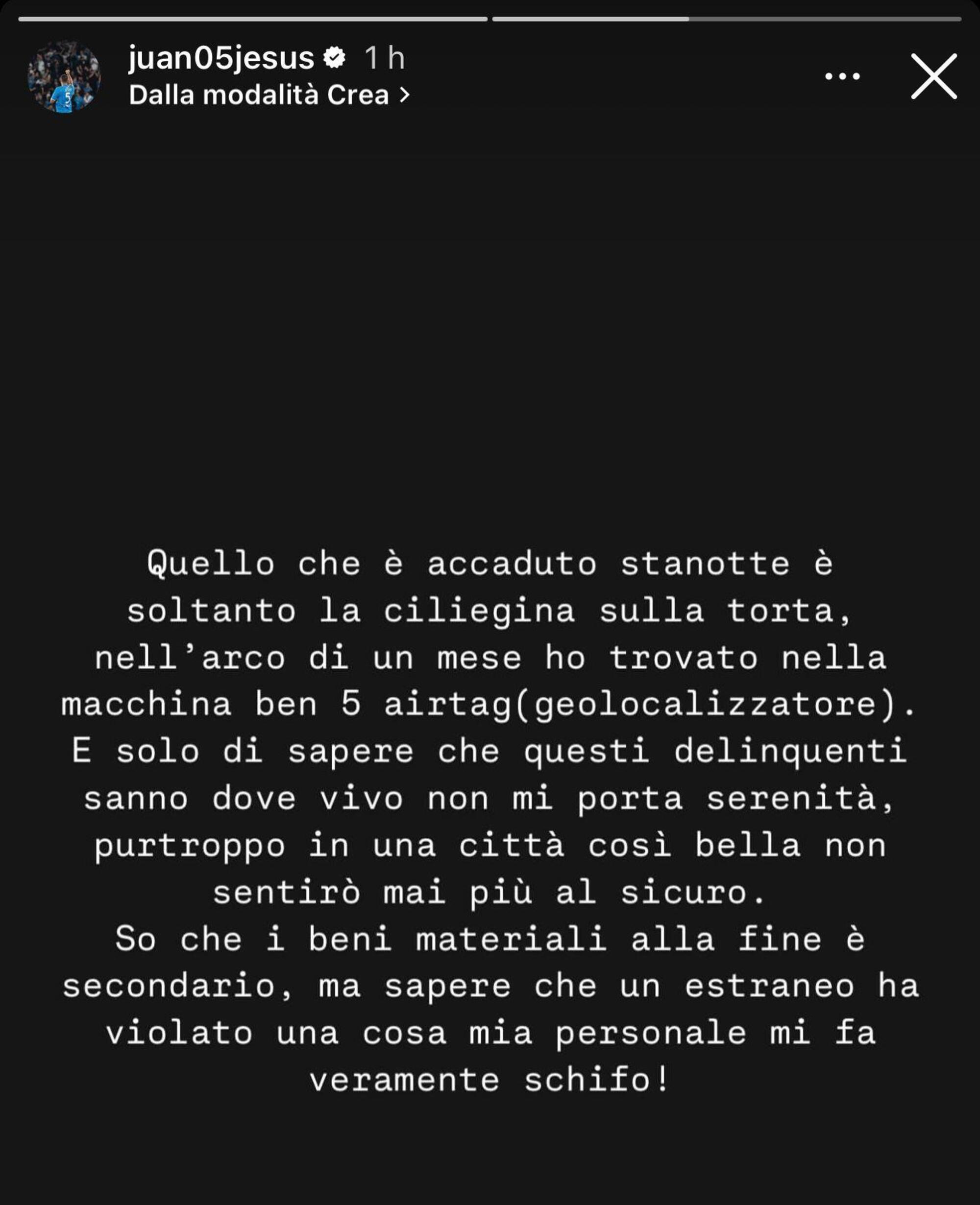 Il duro sfogo contro Napoli