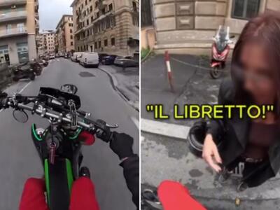 Ragazzo beccato dalla madre mentre impenna: &egrave; poi lei stessa a "sequestrargli" la moto. La lezione diventa virale [VIDEO]
