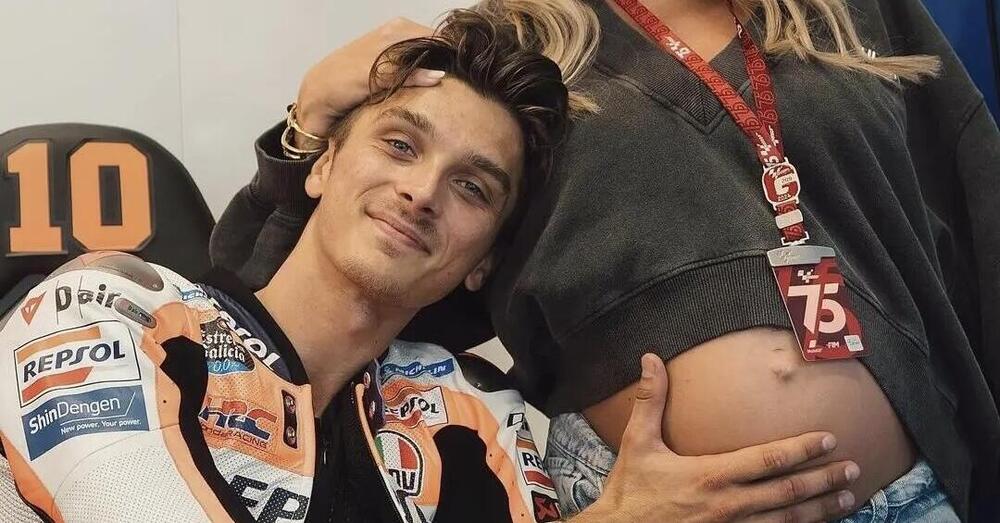 Fenomenologia del pilota moderno: Luca Marini ce l&#039;ha fatta! Dopo il matrimonio, ecco le prime foto da pap&agrave;...