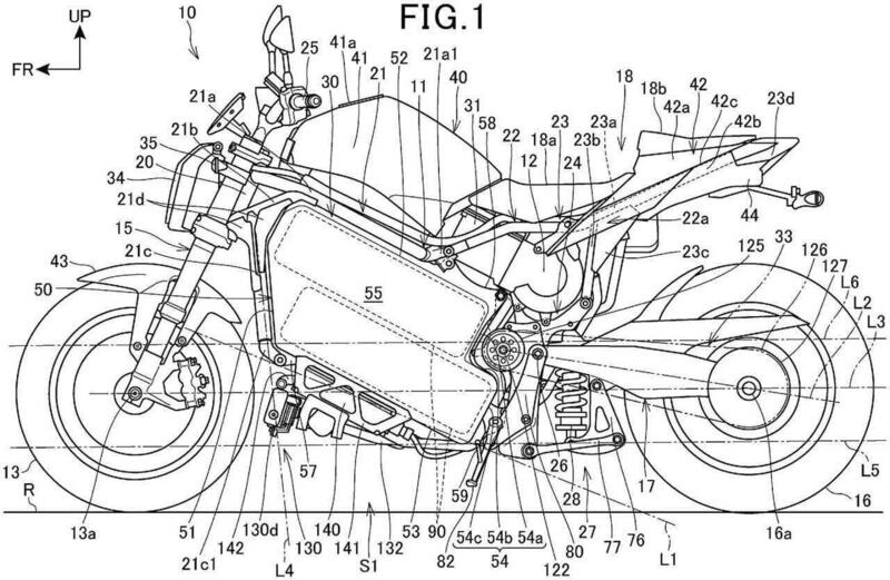 E se la CB1000 Hornet fosse elettrica? Ecco cosa ci mostra un brevetto