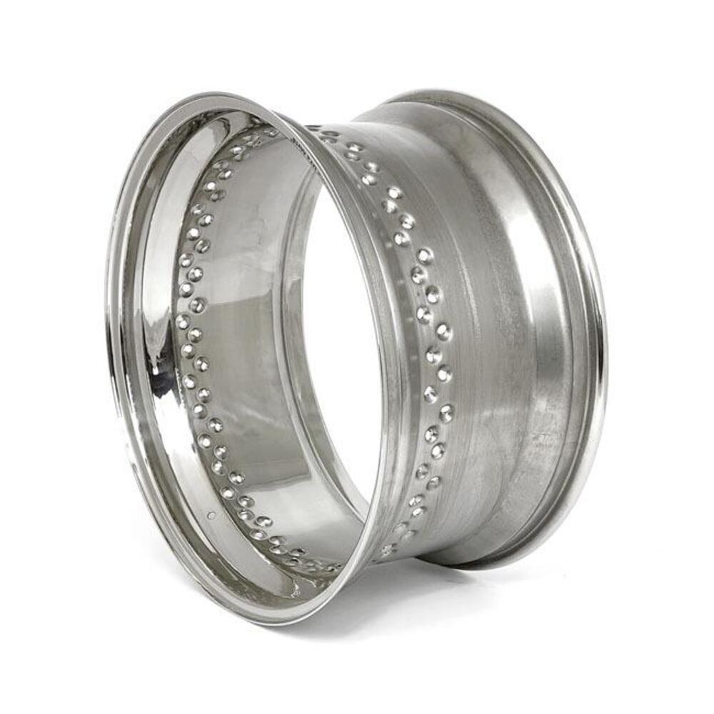 Cerchione 16x8.00 - 80 fori - inox lucido TTS 