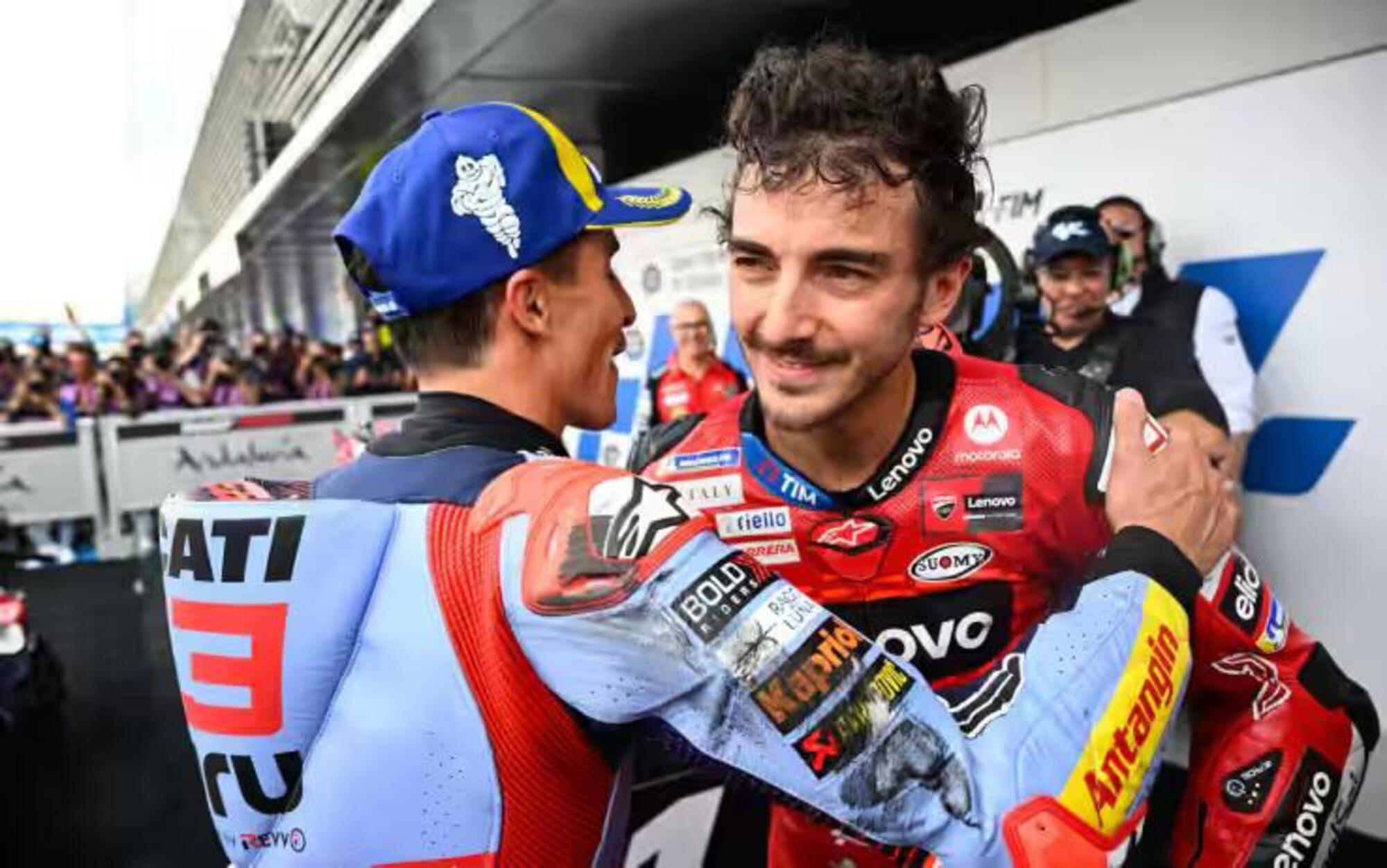 Pecco Bagnaia e Marc Marquez MotoGP 2024