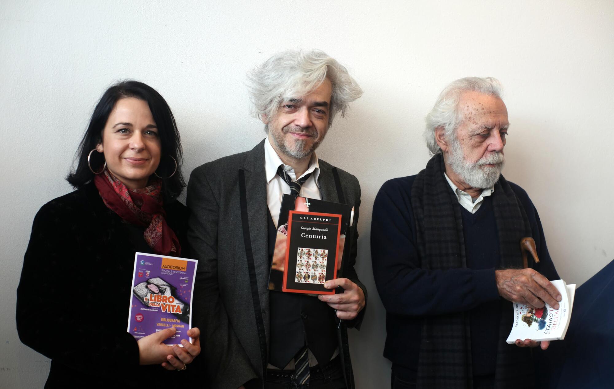 Claudia Sereni, Morgan e Sergio Staino