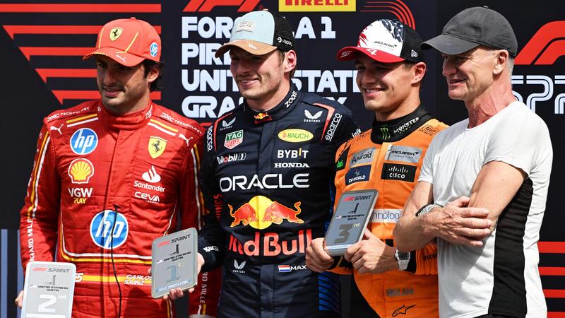 F1. Sprint GP Austin, Verstappen batte Sainz e Norris: &quot;Tornato finalmente ai vecchi tempi&quot;