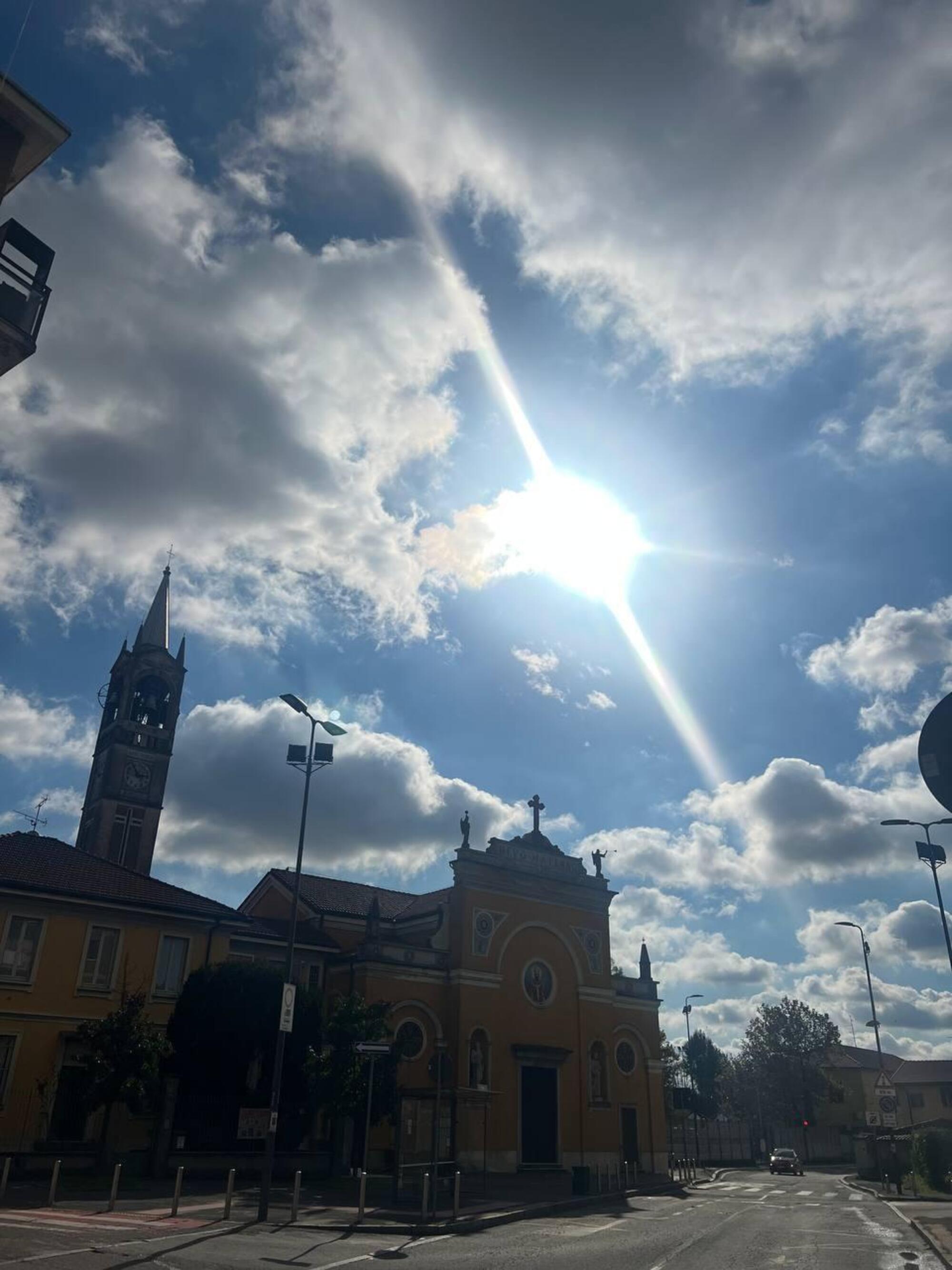 La chiesa di San Materno in via fratelli Zanzottera