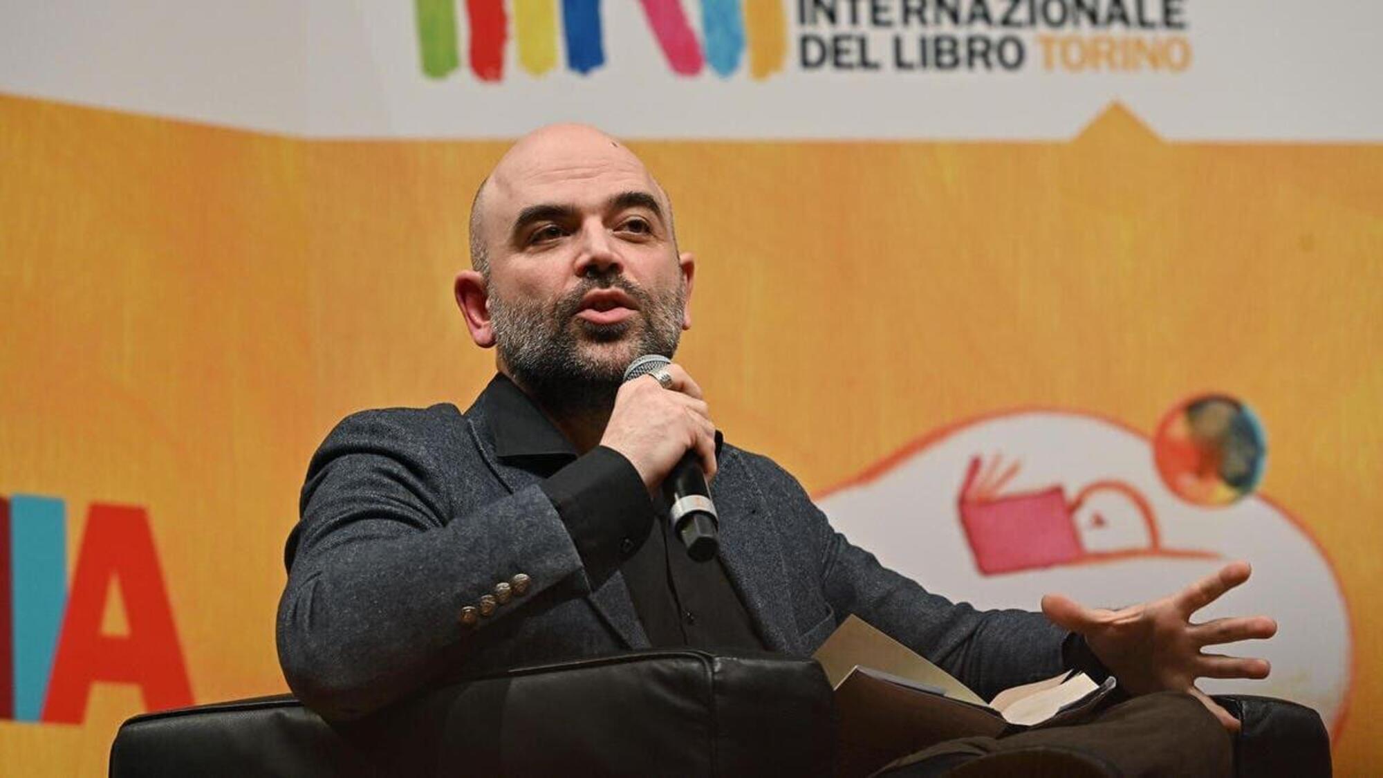 Roberto Saviano al Salone del libro di Torino