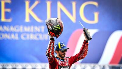 MotoGP 2024. GP della Thailandia. Il vincitore Pecco Bagnaia: "I 5 punti di oggi non sono un grande guadagno, ma danno fiducia"