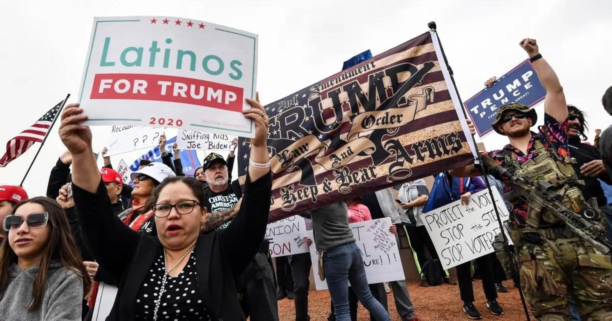  Sempre pi&ugrave; &quot;latinos&quot; (i latinoamericani) votano per Trump