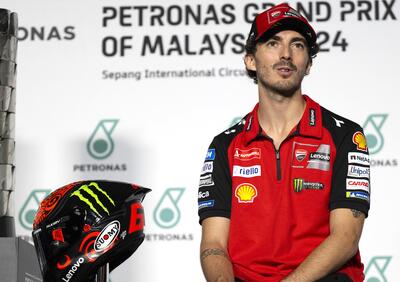 MotoGP 2024. GP della Malesia. Pecco Bagnaia: Bisogna arrivare all'ultimo GP con al massimo 10 punti di svantaggio. Per me sarebbe meglio non correre a Valencia