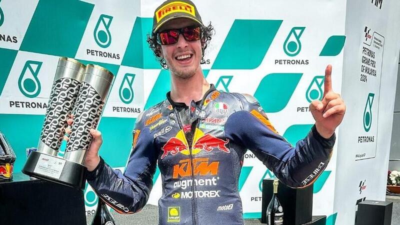 MotoGP 2024. GP della Malesia. Moto2: che vittoria di Celestino Vietti al rientro dall&#039;infortunio!