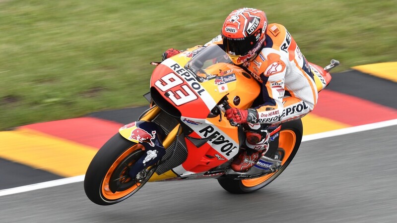 MotoGP 2016. Marquez segna il miglior tempo nelle FP3 al Sachsenring