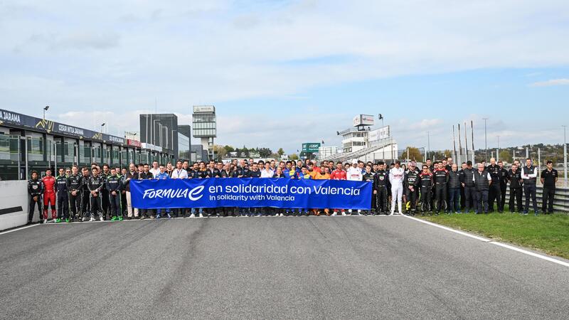 La Formula E dona 50mila euro alle popolazioni complite dall&#039;alluvione di Valencia