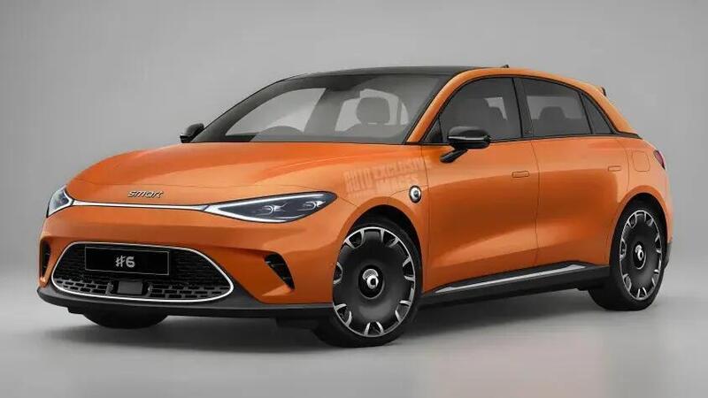 Smart #6: il render di una hatchback che si aggiunge alle Suv, ma niente auto piccole 