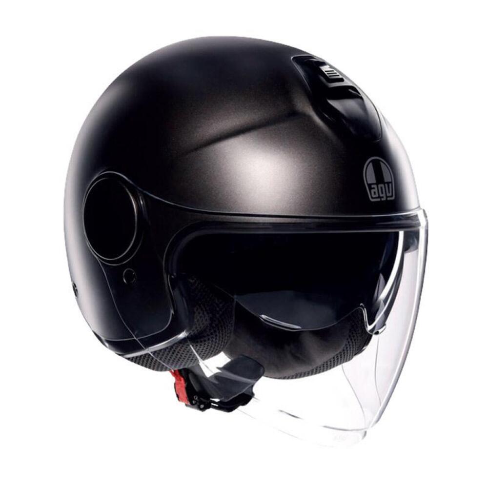 casco jet AGV Eteres asfalto grigio opaco