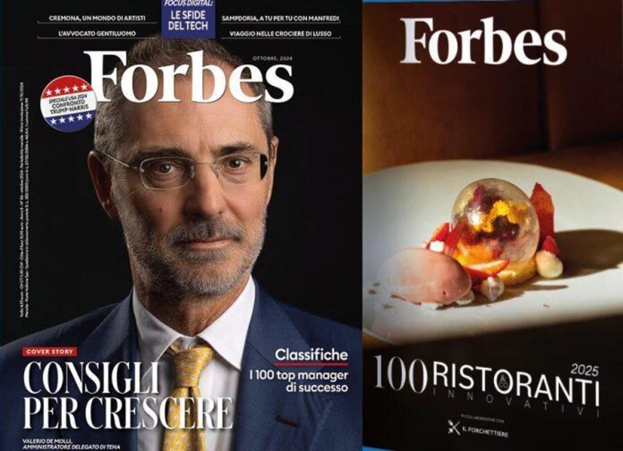 Forbes e i &ldquo;100 Ristoranti &amp; co Innovativi 2025&rdquo;