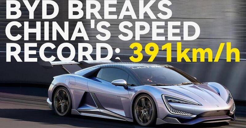 BYD Yangwang U9: il record di velocit&agrave; per auto del Dragone a 391 km/h! [VIDEO]