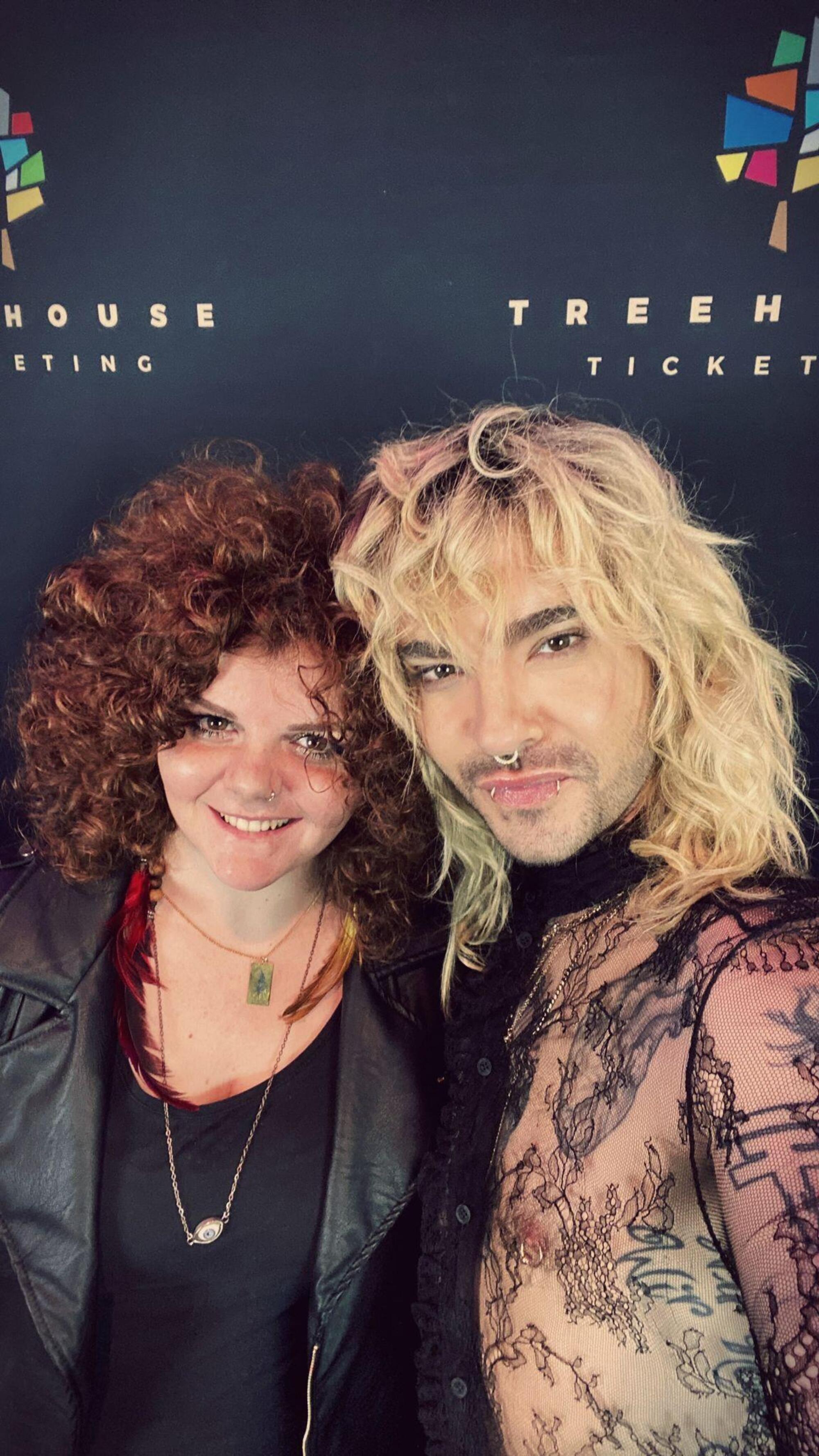 Debora Pagano e Bill Kaulitz dei Tokio Hotel