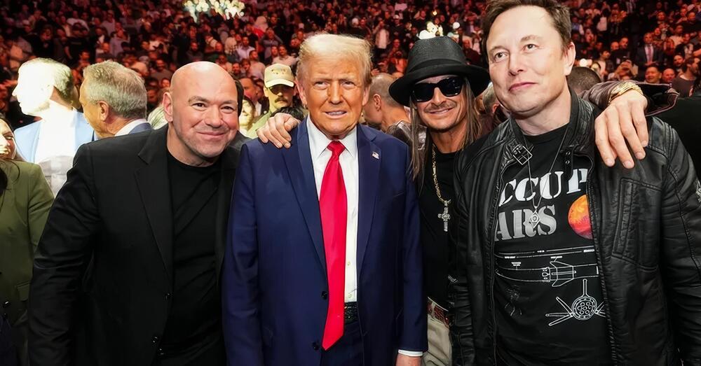 Ufc 309, ecco il presidente delle Mma, Donald Trump, con Elon Musk e Robert Kennedy Jr (pi&ugrave; Kid Rock e Joe Rogan). E Stipe Miocic perde con Jon Jones e si ritira