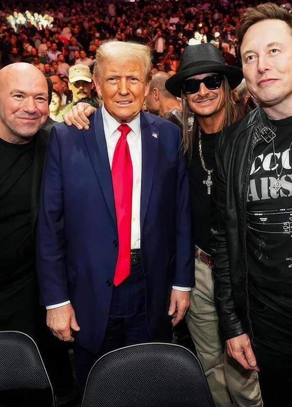 Ufc 309, ecco il presidente delle Mma, Donald Trump, con Elon Musk e Robert Kennedy Jr (pi&ugrave; Kid Rock e Joe Rogan). E Stipe Miocic perde con Jon Jones e si ritira