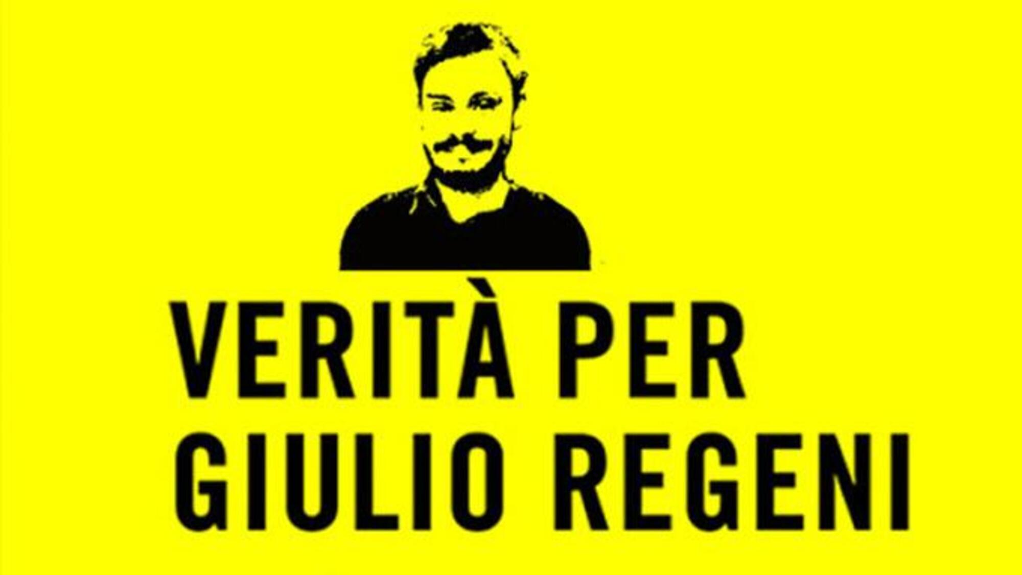 Il manifesto Verit&agrave; per Regeni