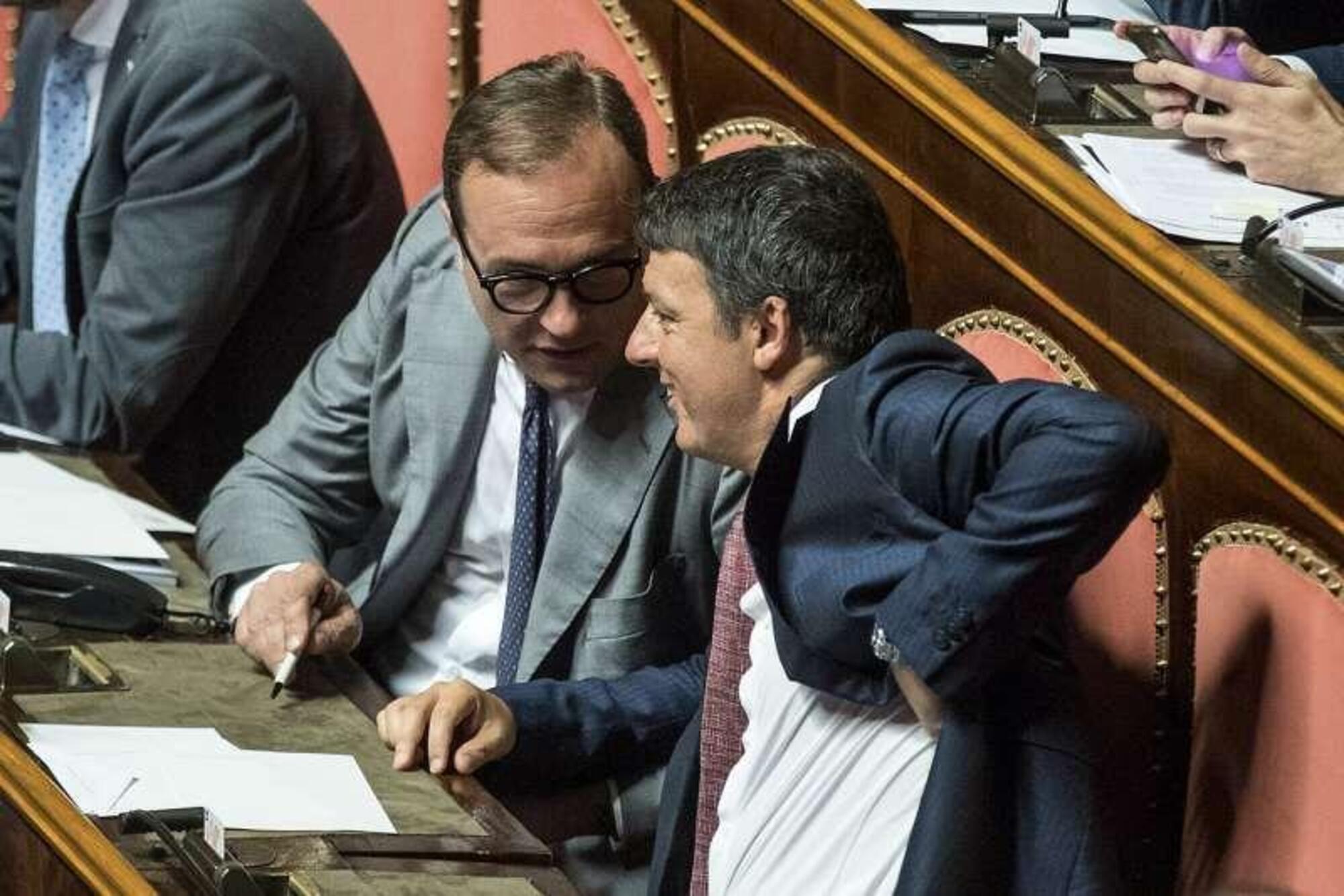 Tommaso Cerno e Matteo Renzi