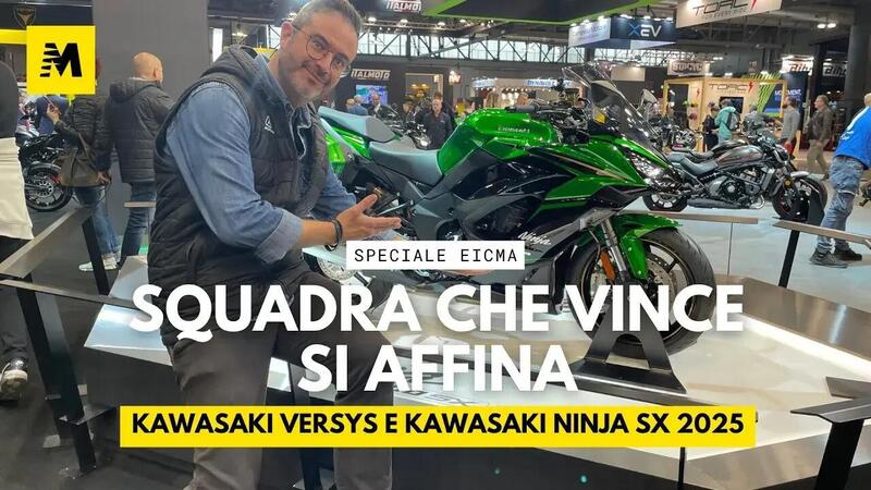 Kawasaki Versys 1100 e Kawasaki Ninja 1100 SX ad EICMA 2024 [VIDEO]